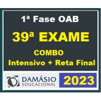 1ª Fase OAB XXXIX 39º - COMBO Intensivo + Reta Final (CEISC 2024) COMPLETO